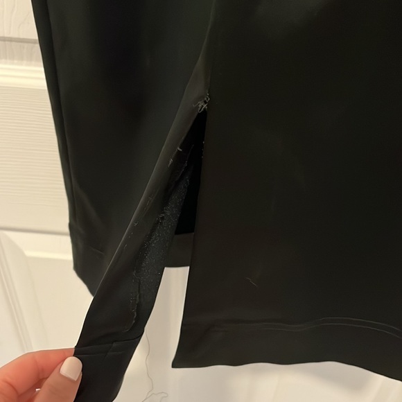 Dolce and Gabbana Beautiful Black Cocktail Satin Midi Dress, size 40 - Picture 7 of 12